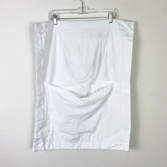 Vintage Style White Quilted Patchwork Pillow Case Cover - Picture 2 of 4